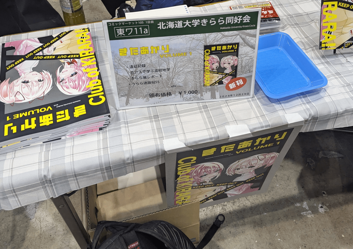 2024年12月冬コミ出展の様子