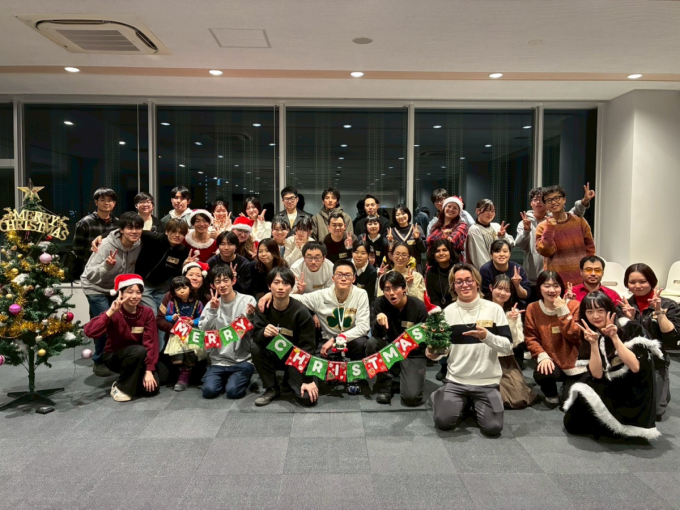 留学生と日本人学生で楽しく活動しています！