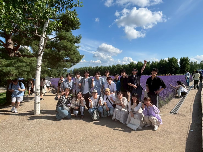 富良野に行った際の集合写真