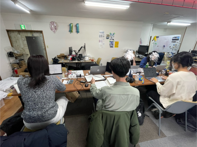 囚人作業会！って感じの図