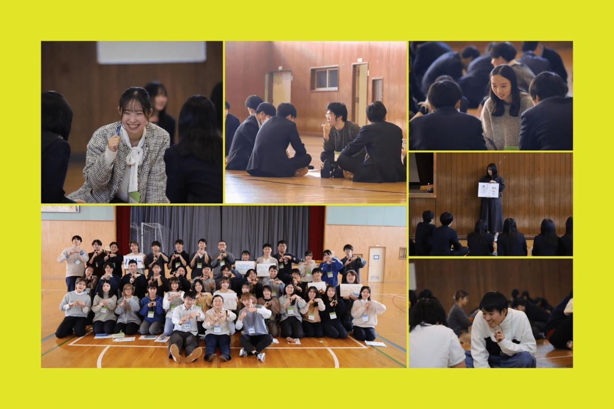 ともしびの授業の風景や集合写真