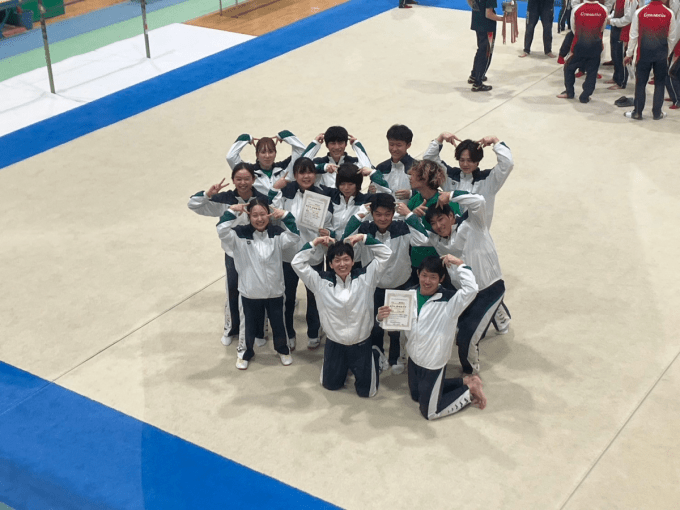 東北•北海道学生体操競技選手権大会2023の集合写真